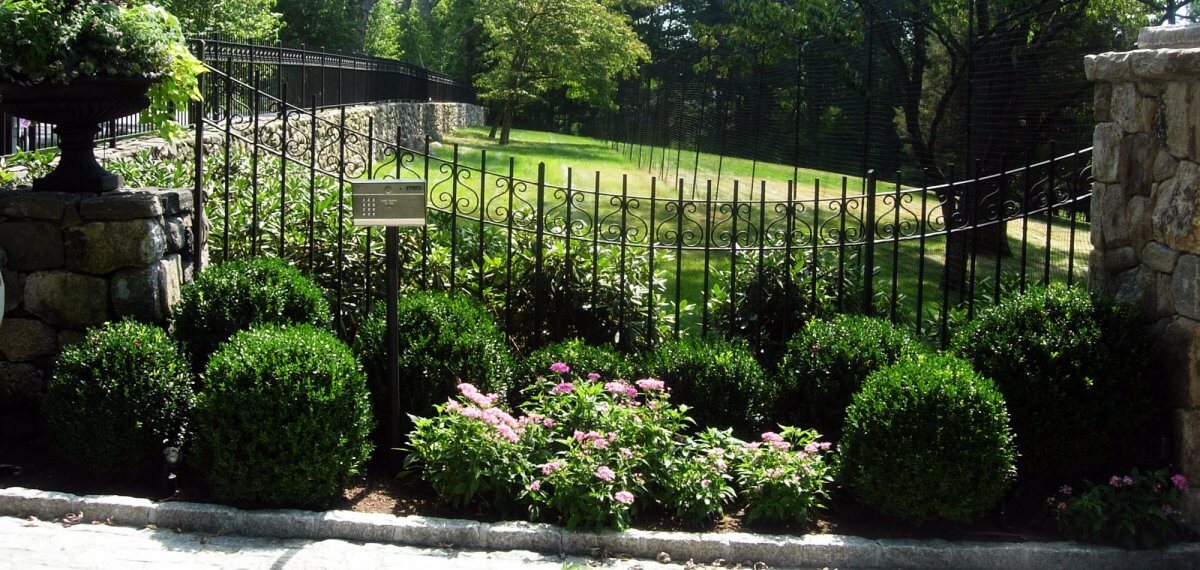 Grand Entrance - gates, walls, custom designs - Westchester County, NY